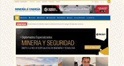 Desktop Screenshot of mineriaenergia.com